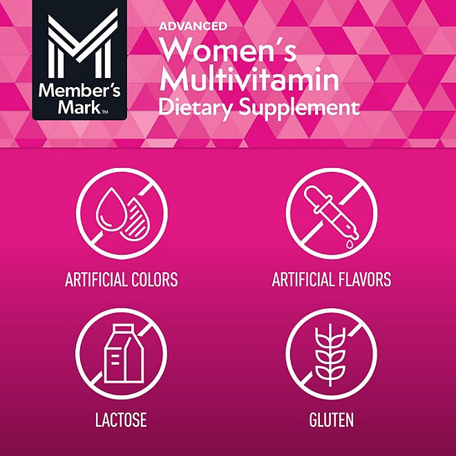 Member's Mark Advanced Women's Multivitamin Tablets, 275 ct. - Image 7
