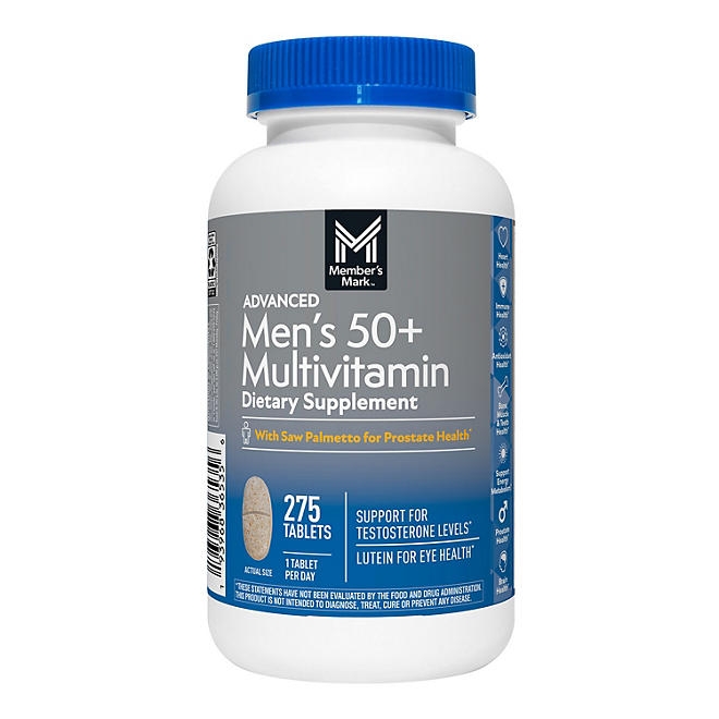 Member's Mark Advanced Men's 50+ Multivitamin Tablets, 275 ct. - Image 2