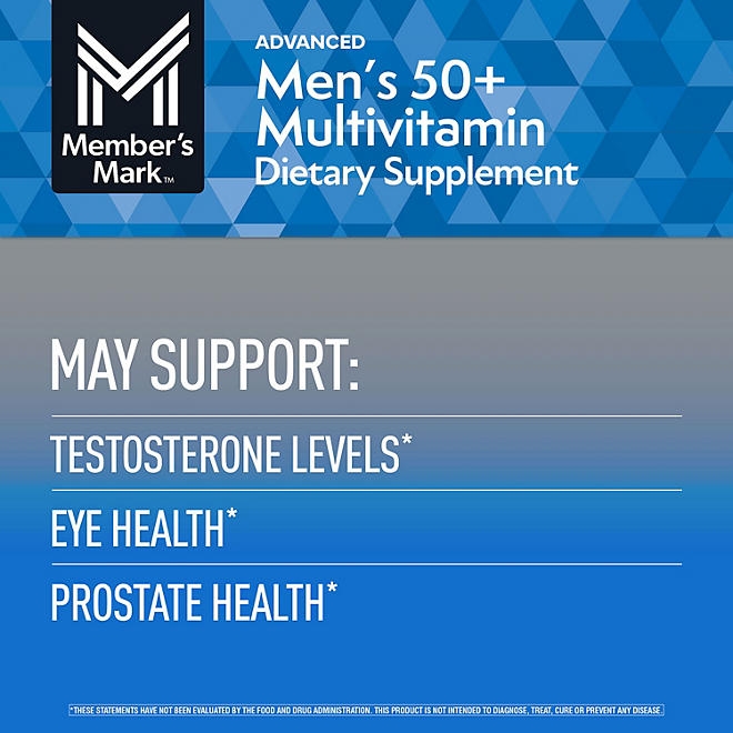 Member's Mark Advanced Men's 50+ Multivitamin Tablets, 275 ct. - Image 5