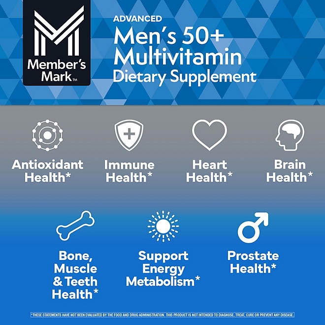 Member's Mark Advanced Men's 50+ Multivitamin Tablets, 275 ct. - Image 6