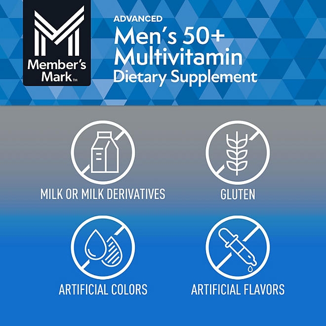 Member's Mark Advanced Men's 50+ Multivitamin Tablets, 275 ct. - Image 7