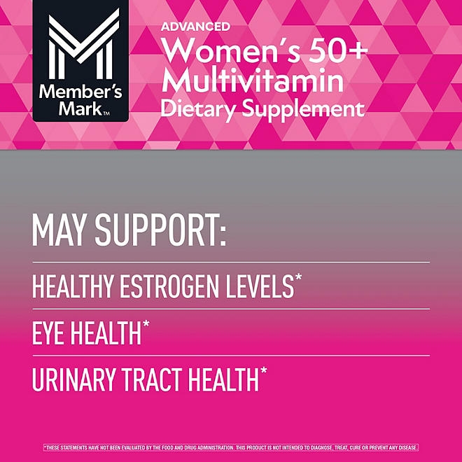Member's Mark Advanced Women's 50+ Multivitamin Tablets, 275 ct. - Image 5