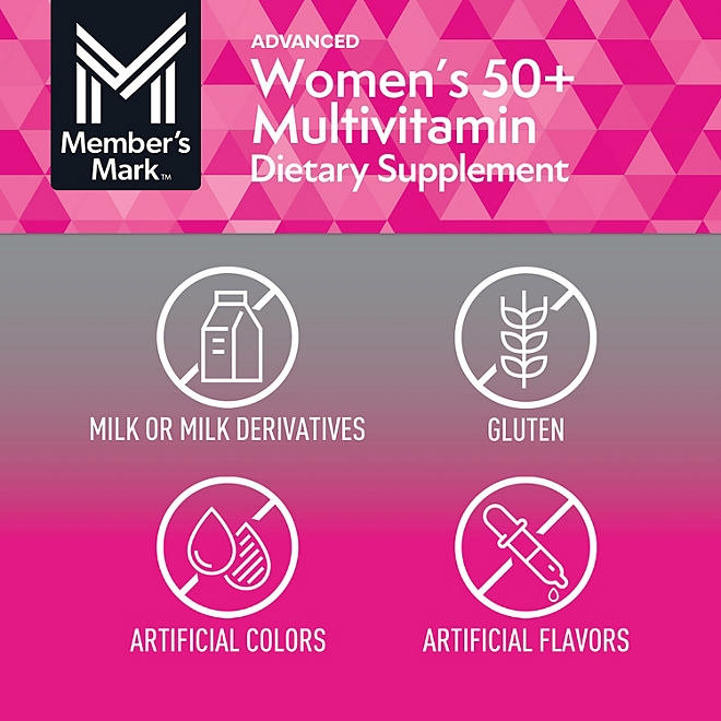 Member's Mark Advanced Women's 50+ Multivitamin Tablets, 275 ct. - Image 7