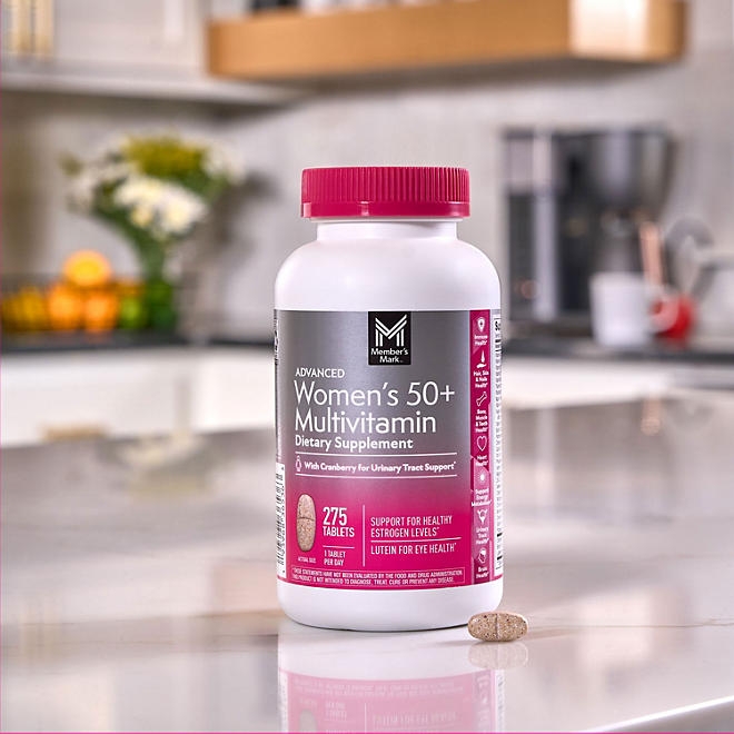 Member's Mark Advanced Women's 50+ Multivitamin Tablets, 275 ct. - Image 8