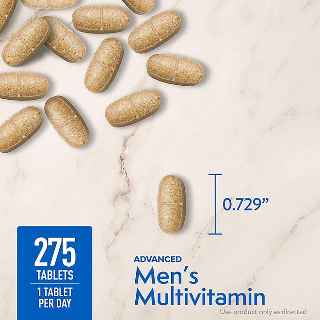 Member's Mark Advanced Men's Multivitamin Tablets, 275 ct. - Image 4
