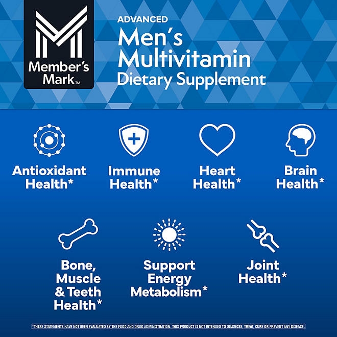 Member's Mark Advanced Men's Multivitamin Tablets, 275 ct. - Image 6