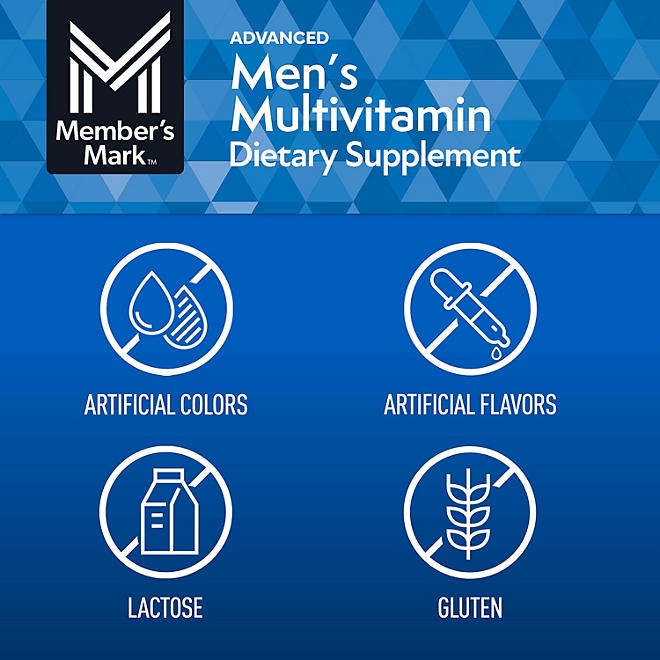 Member's Mark Advanced Men's Multivitamin Tablets, 275 ct. - Image 7