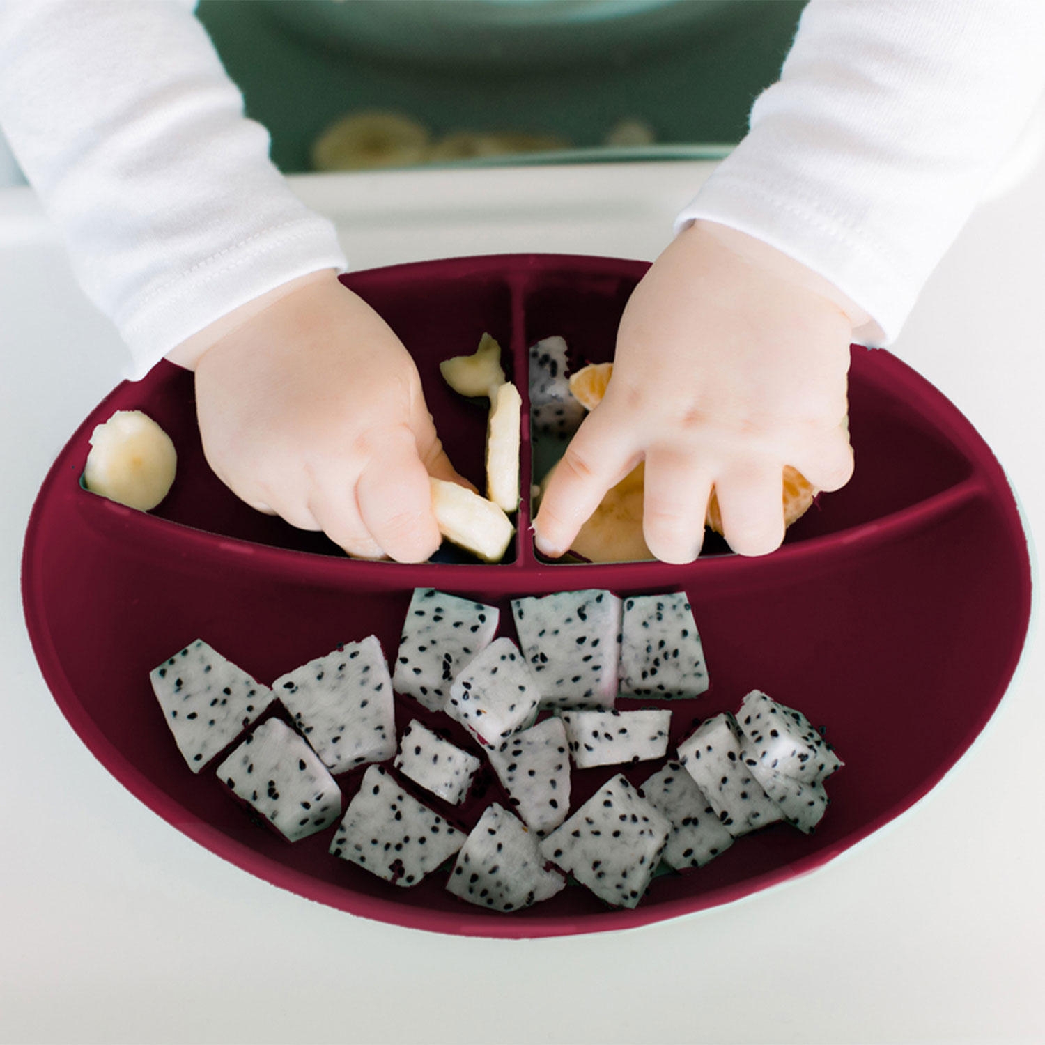 Foodie Silicone Feeding Set by Bazzle Baby, Choose Color - Image 5