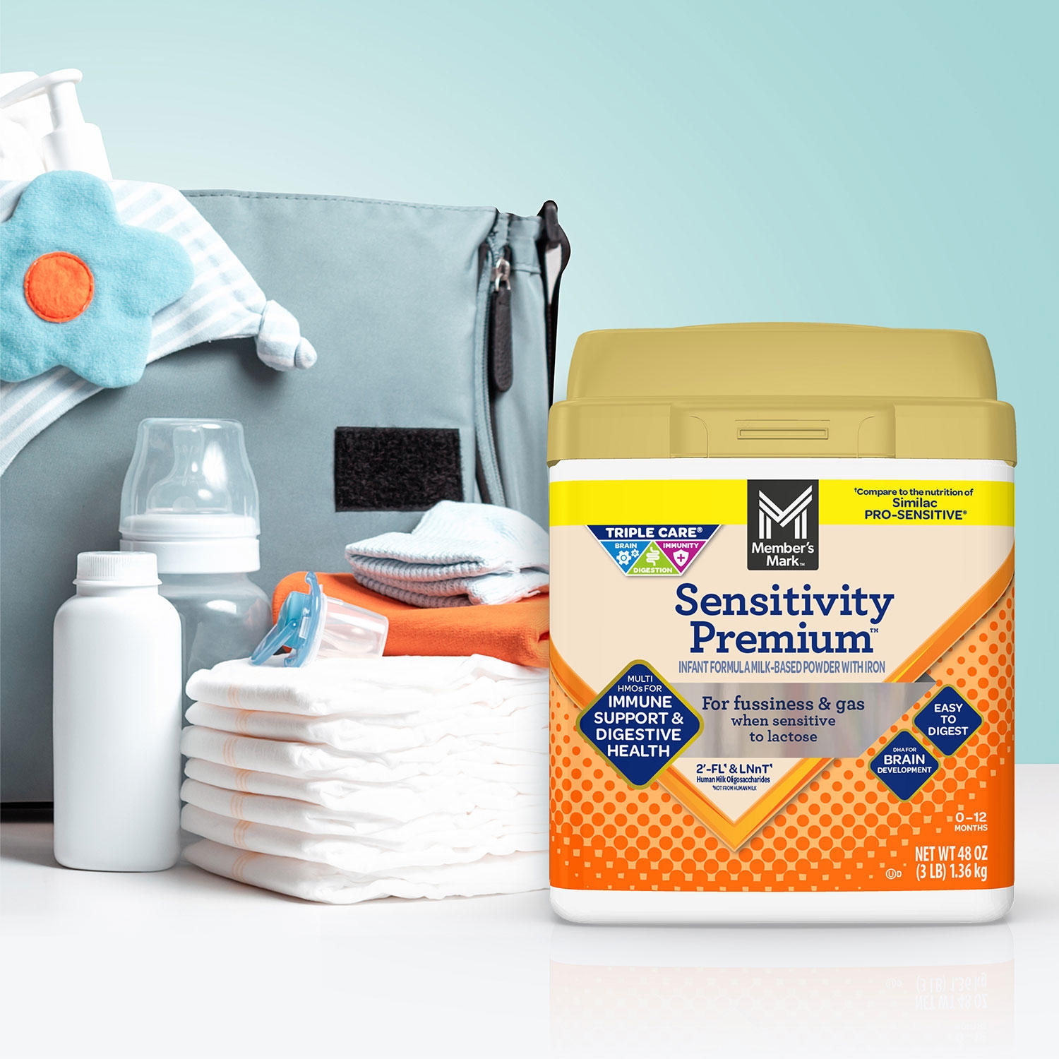 Member's Mark Sensitivity Premium Baby Formula, Choose Size - Image 10