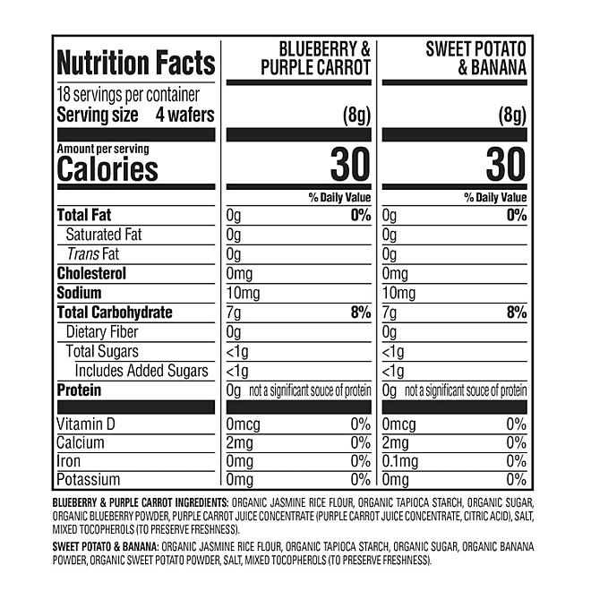 HappyBABY Organics Teething Wafers, Variety Pack, 36 ct. - Image 5