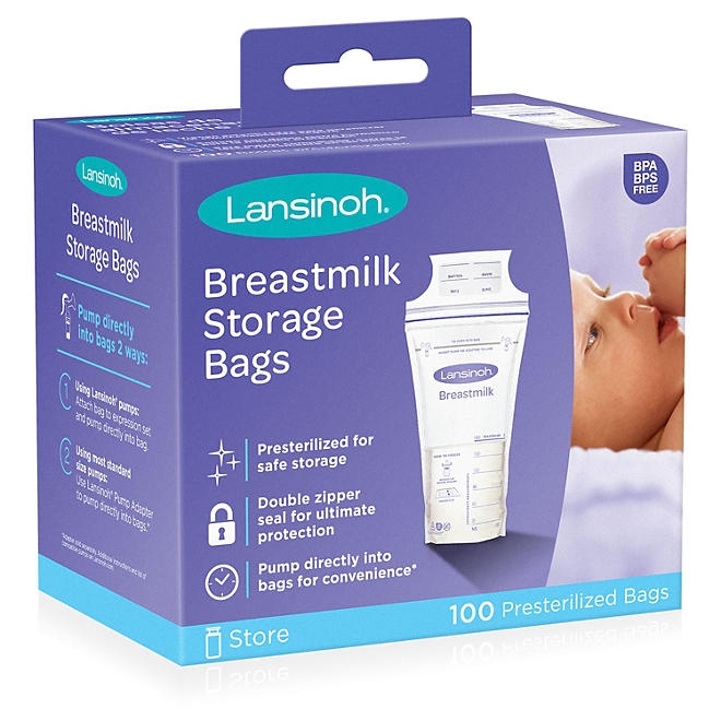 Lansinoh Breastmilk Storage Bags, 100 ct. - Image 2