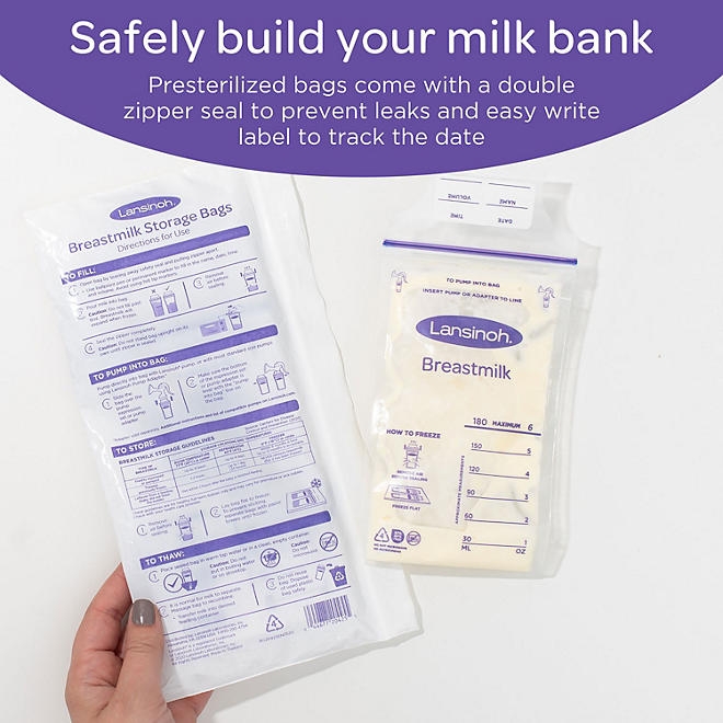 Lansinoh Breastmilk Storage Bags, 100 ct. - Image 5