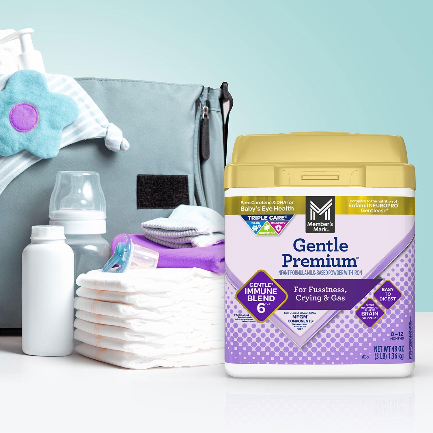 Member's Mark, Gentle Premium Infant Formula, Choose Size - Image 8