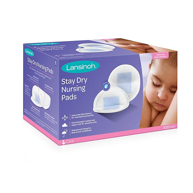 Lansinoh Stay-Dry Leak-Proof Nursing Pads, 100 ct. - Image 8