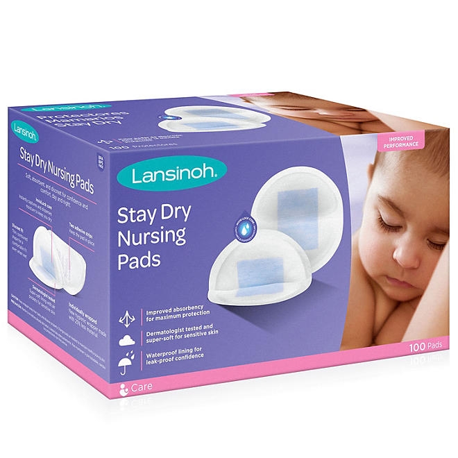 Lansinoh Stay-Dry Leak-Proof Nursing Pads, 100 ct. - Image 11