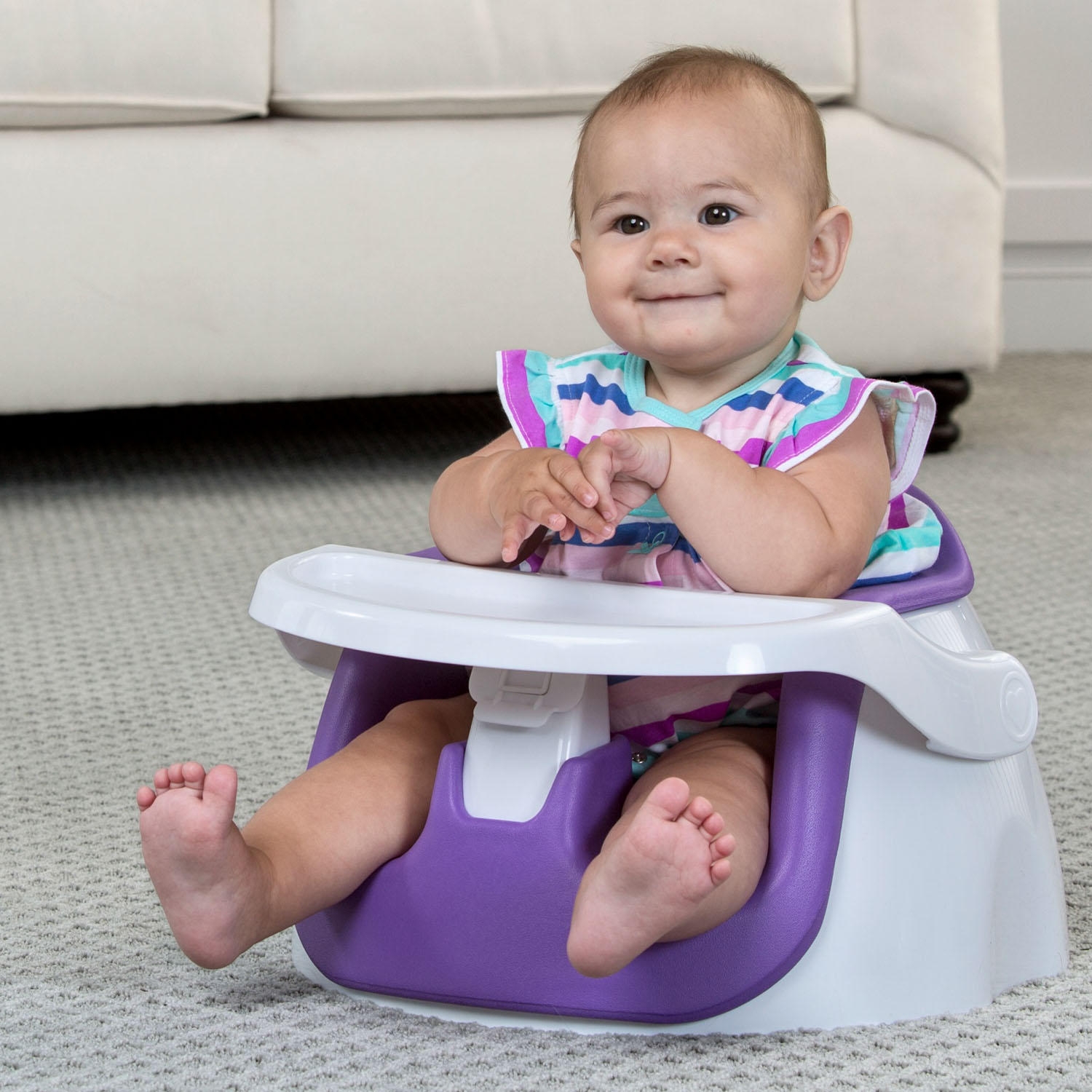 Regalo Baby My Little Seat 2-in-1 Floor and Booster Seat, Choose Color - Image 3