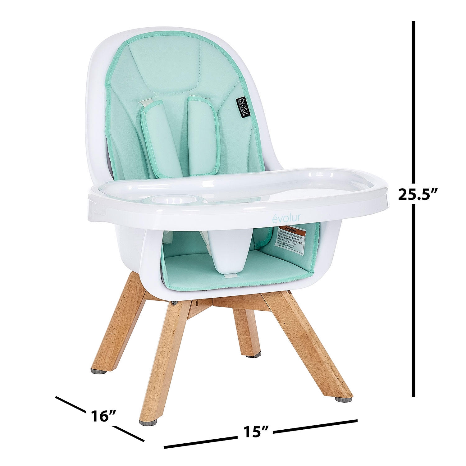 Evolur Multifunctional Zoodle High Chair, Choose Color - Image 8