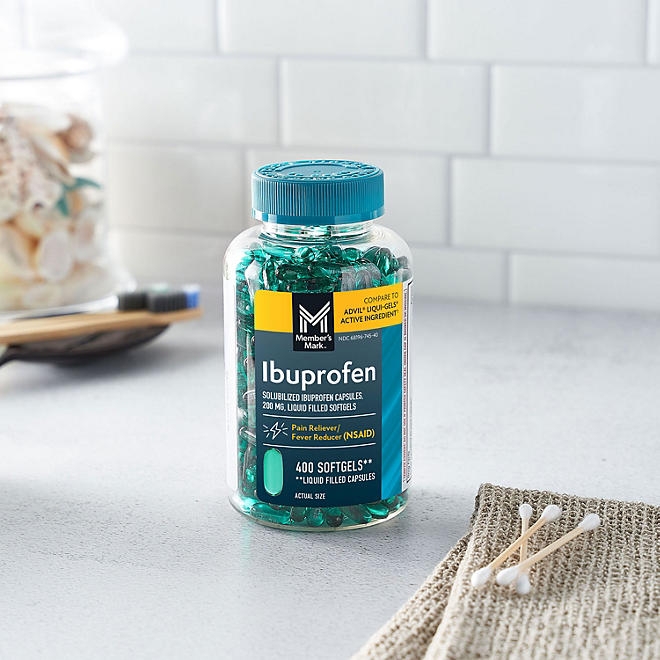 Member's Mark Ibuprofen Softgels, 200 mg, 400 ct. - Image 7