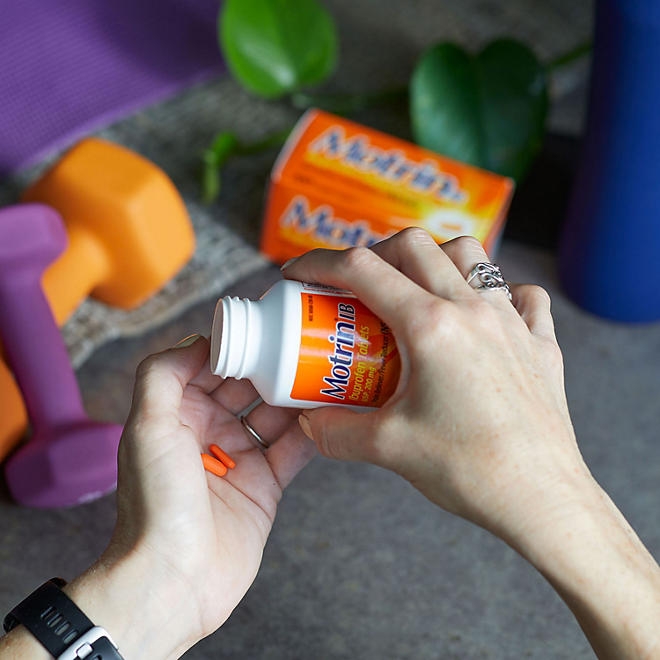 Motrin IB Pain Reliever Caplets, 200 mg. Ibuprofen, 300 ct. - Image 4