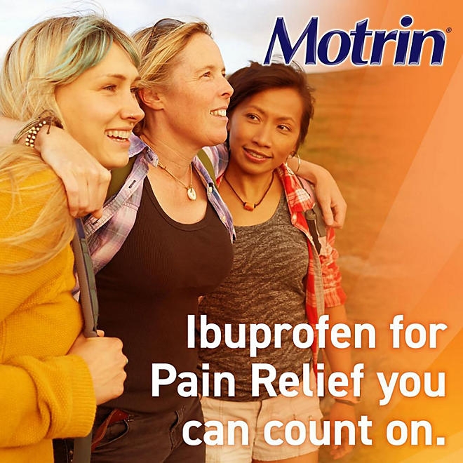 Motrin IB Pain Reliever Caplets, 200 mg. Ibuprofen, 300 ct. - Image 5