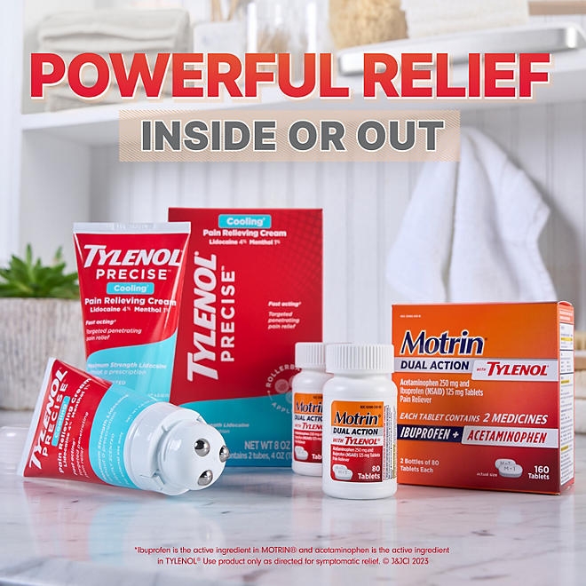 Motrin Dual Action with Tylenol, Ibuprofen and Acetaminophen, 160 ct. - Image 9