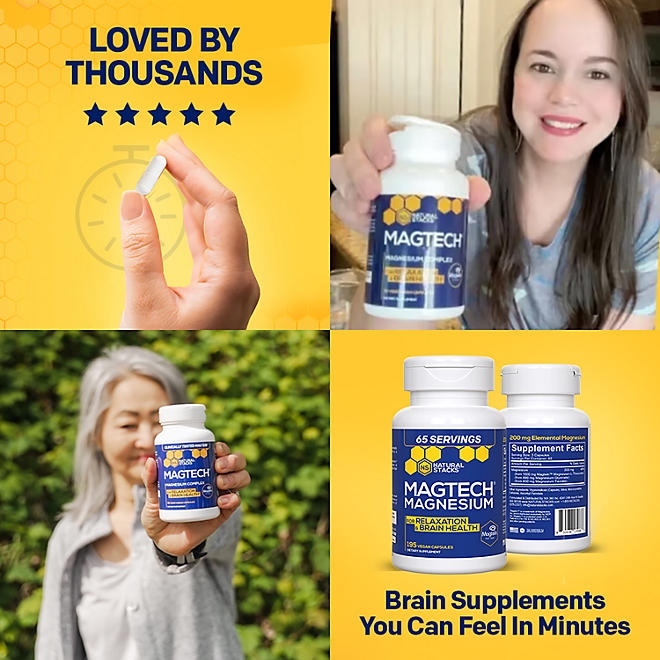 Natural Stacks MagTech Magnesium Capsules, 195 ct. - Image 5