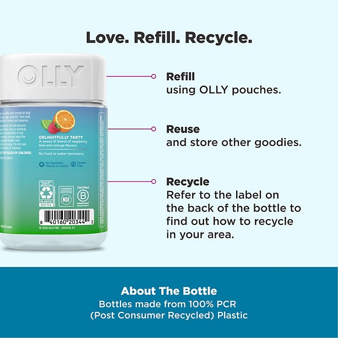 OLLY Kids Chillax Gummy, Sunny Sherbert, 114 ct. - Image 6