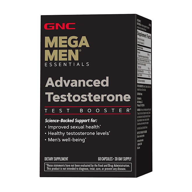GNC Mega Men Advanced Testosterone Capsules, 120 ct. - Image 2