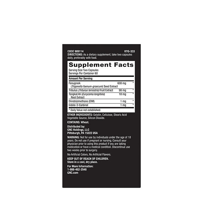 GNC Mega Men Advanced Testosterone Capsules, 120 ct. - Image 7