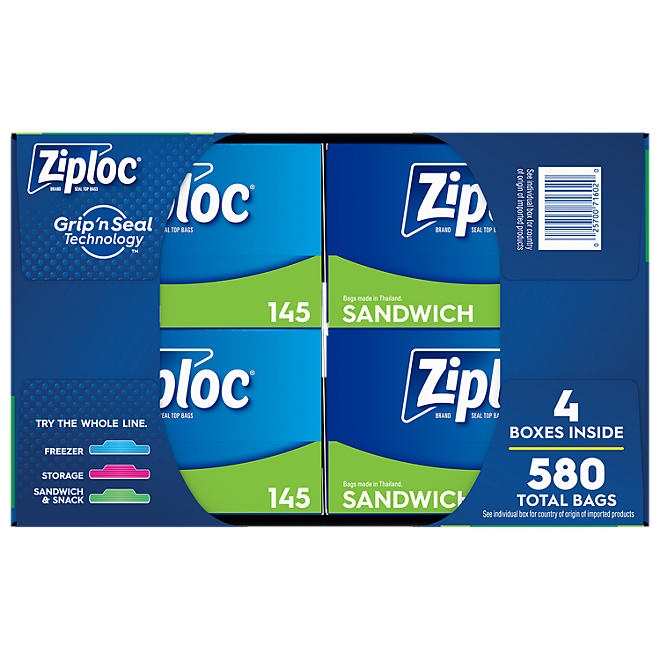 Ziploc Easy Open Tab Sandwich Bags, 580 ct. - Image 3