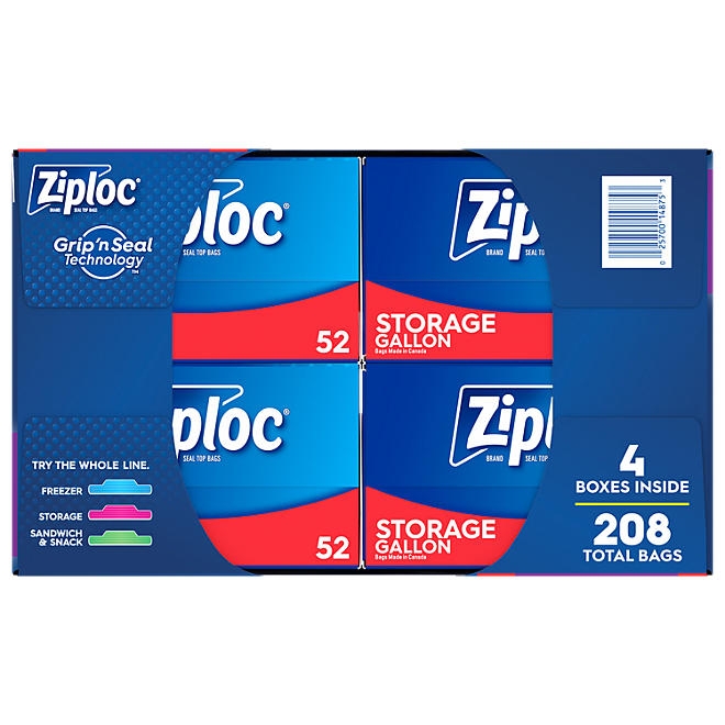 Ziploc Gallon Storage Bags, 208 ct. - Image 3