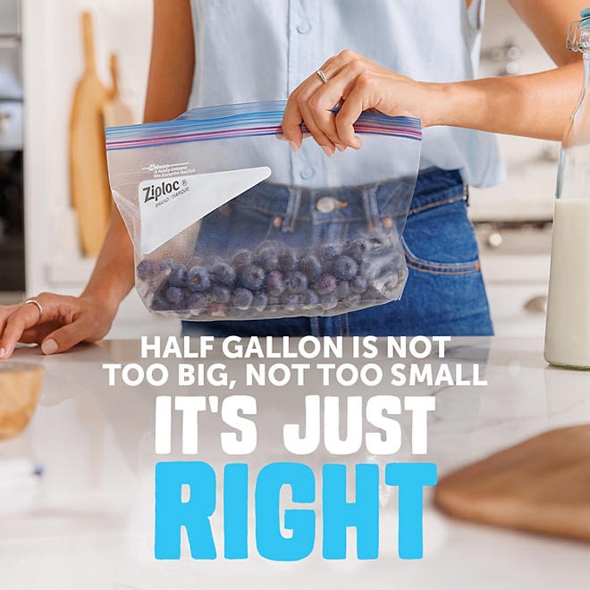 Ziploc Half Gallon Freezer Bags, 160 ct. - Image 4