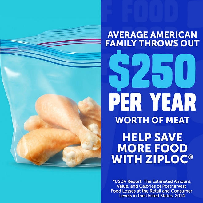 Ziploc Half Gallon Freezer Bags, 160 ct. - Image 6