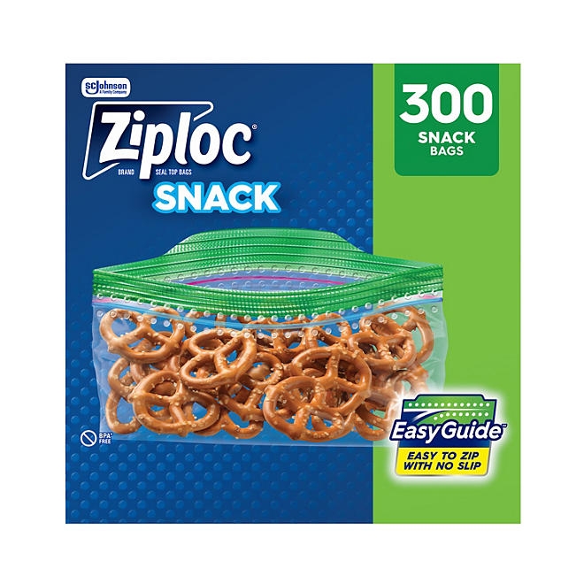 Ziploc Grip 'n Seal Top Snack Bags, 300 ct. - Image 2