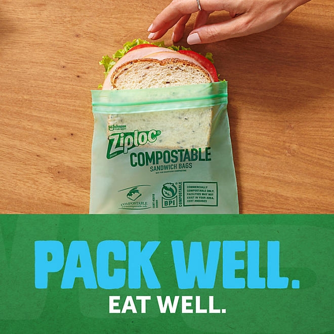 Ziploc Compostable Sandwich Bags, 80 ct. - Image 5