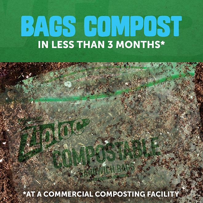 Ziploc Compostable Sandwich Bags, 80 ct. - Image 6