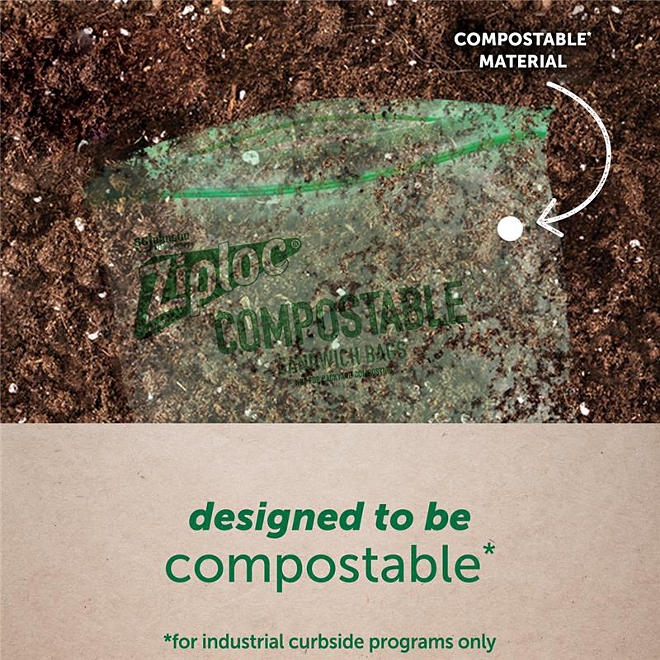 Ziploc Compostable Sandwich Bags, 80 ct. - Image 9