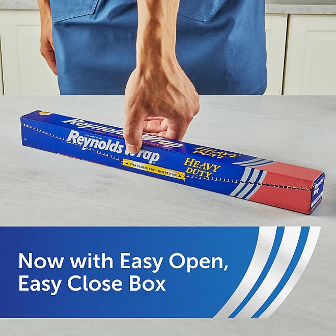 Reynolds Wrap Heavy Duty 18" Aluminum Foil, 120 sq. ft., 2 pk. - Image 4