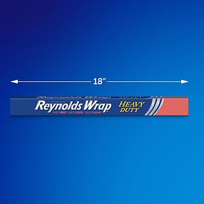 Reynolds Wrap Heavy Duty 18" Aluminum Foil, 120 sq. ft., 2 pk. - Image 5