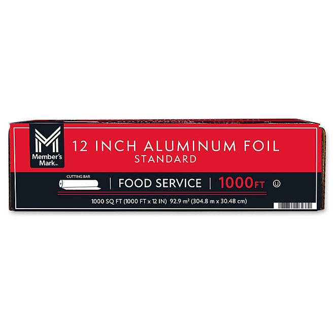 Member's Mark Foodservice Aluminum Foil 12 in. x 1000 ft., 1,000 ft. - Image 2