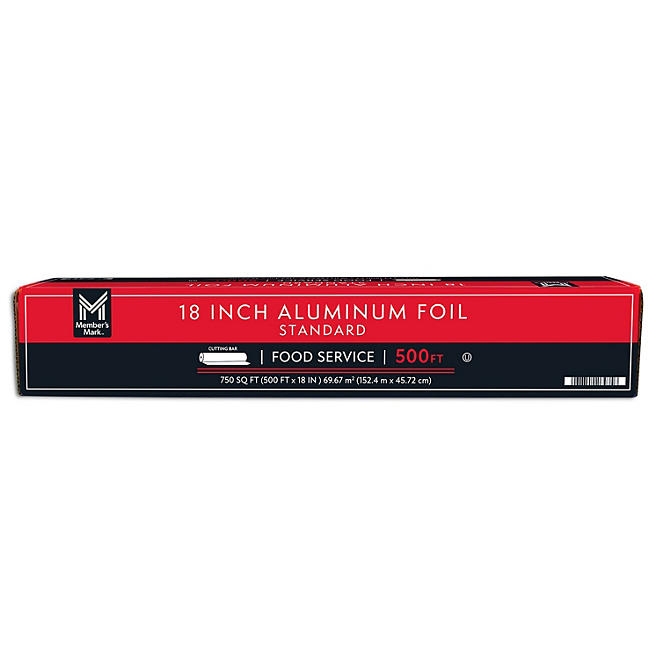 Member's Mark Standard Foodservice Aluminum Foil 18" x 500 ft. - Image 2