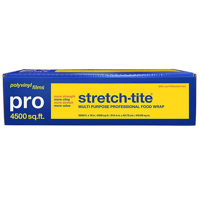 stretch-tite Pro Multi-Purpose Professional 18" Food Wrap, 4500 sq. ft. - Image 2