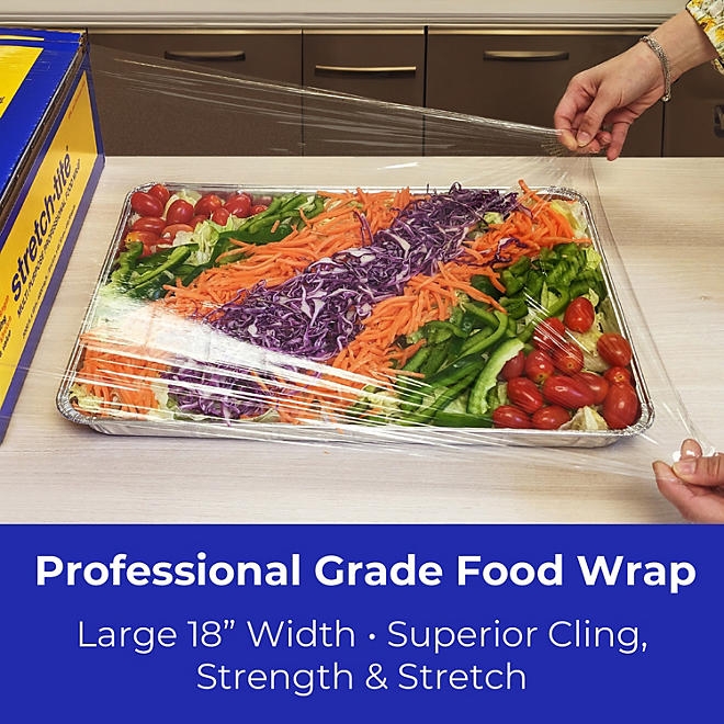 stretch-tite Pro Multi-Purpose Professional 18" Food Wrap, 4500 sq. ft. - Image 4