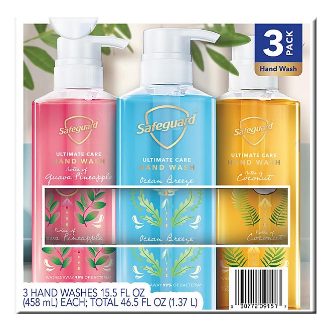 Safeguard Ultimate Care Hand Wash, Variety Pack, 15.5 fl. oz., 3 pk. - Image 8