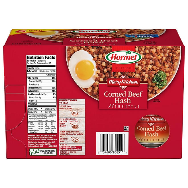 Hormel Mary Kitchen Corned Beef Hash, 14 oz., 6 pk. - Image 3