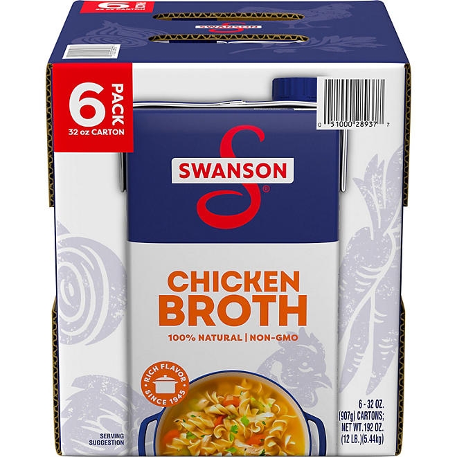 Swanson Chicken Broth 32 oz., 6 pk. - Image 2