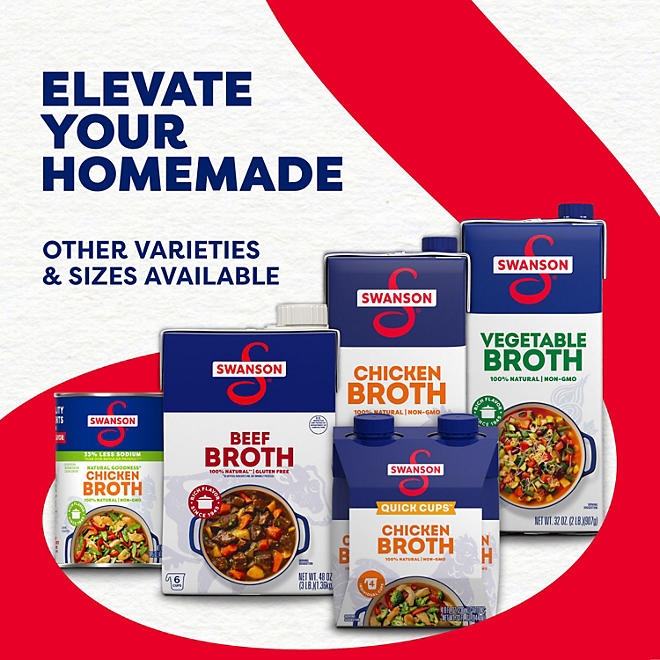 Swanson Chicken Broth 32 oz., 6 pk. - Image 10
