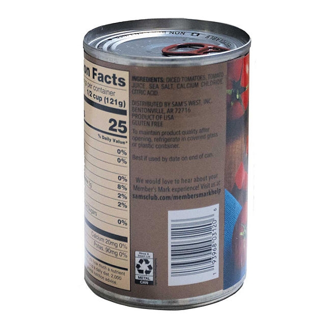 Member's Mark Diced Tomatoes in Tomato Juice, 14.5 oz., 12 pk. - Image 8