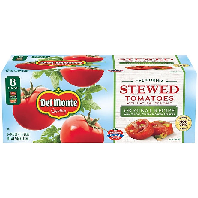 Del Monte Stewed Tomatoes 15.4 oz., 8 pk. - Image 2