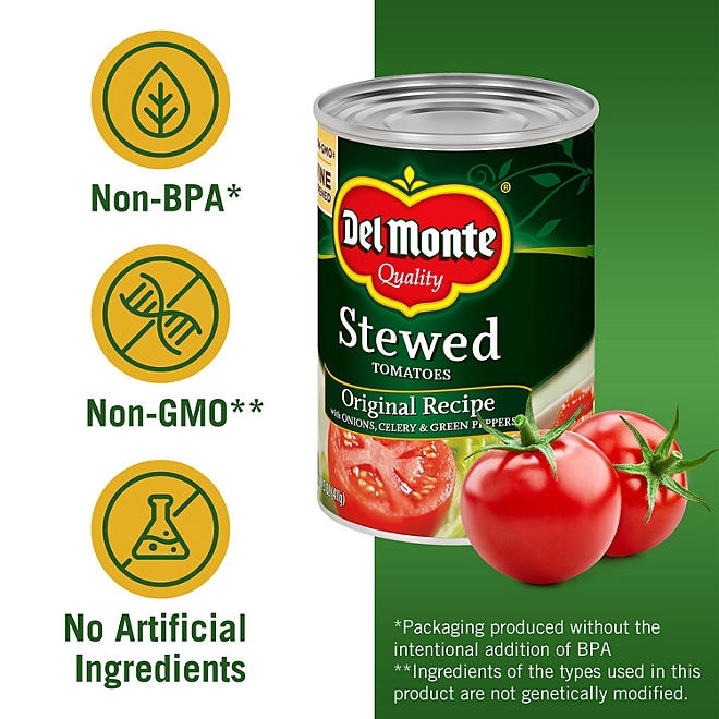 Del Monte Stewed Tomatoes 15.4 oz., 8 pk. - Image 6